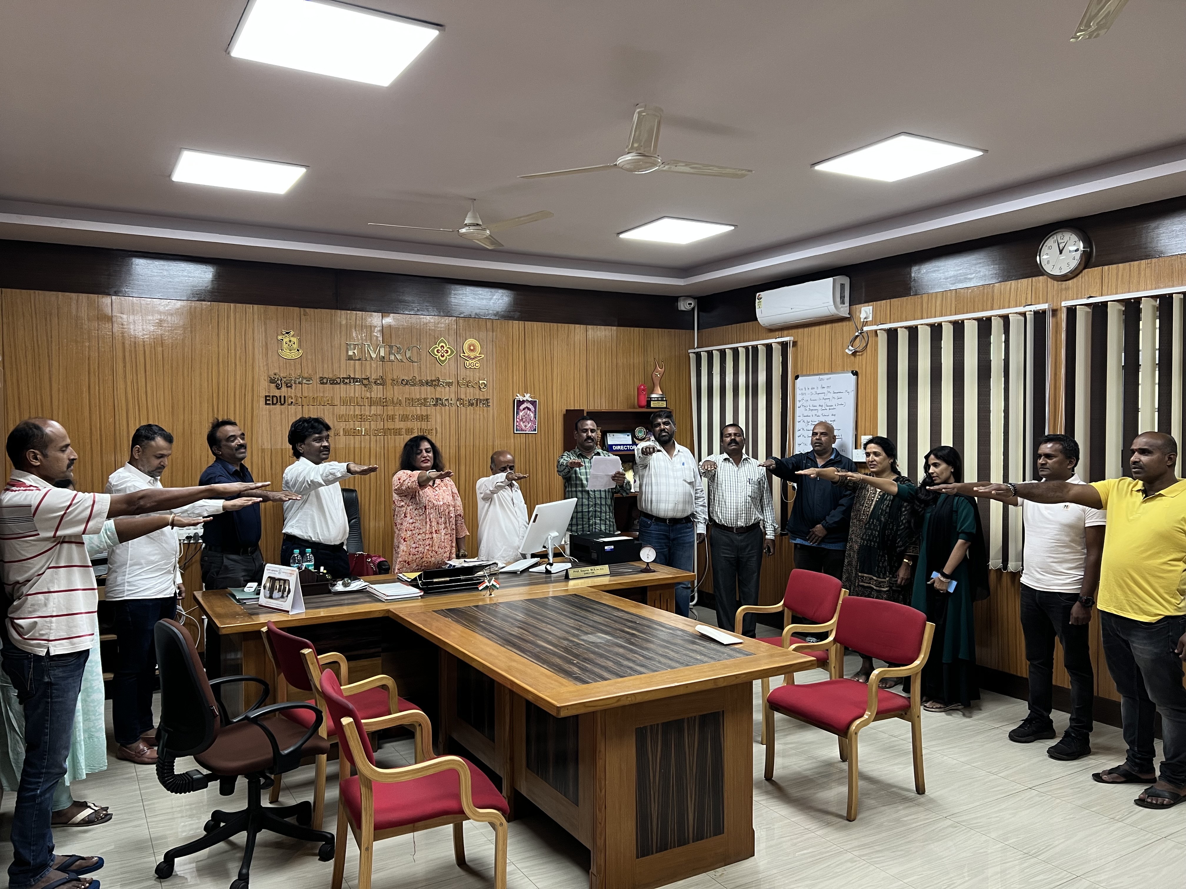 EMRC Staff Reads Preamble of the Constitution