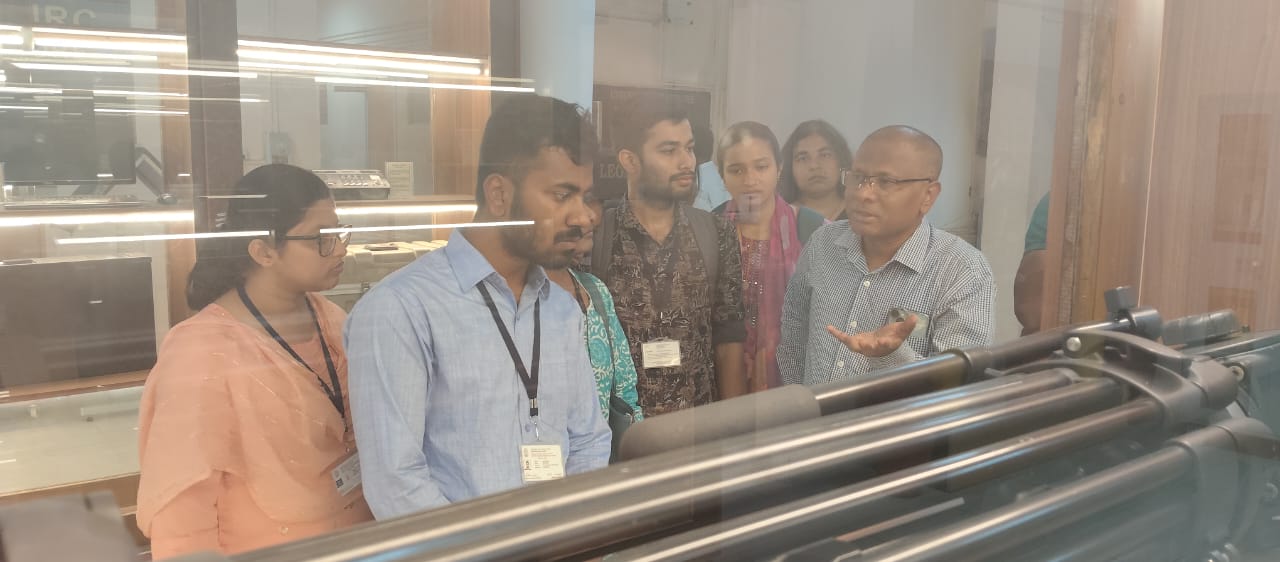 Students from the Educational Technology course, along with teachers from the Regional Institute of Education (RIE), Nellore, Andhra Pradesh, visited EMRC