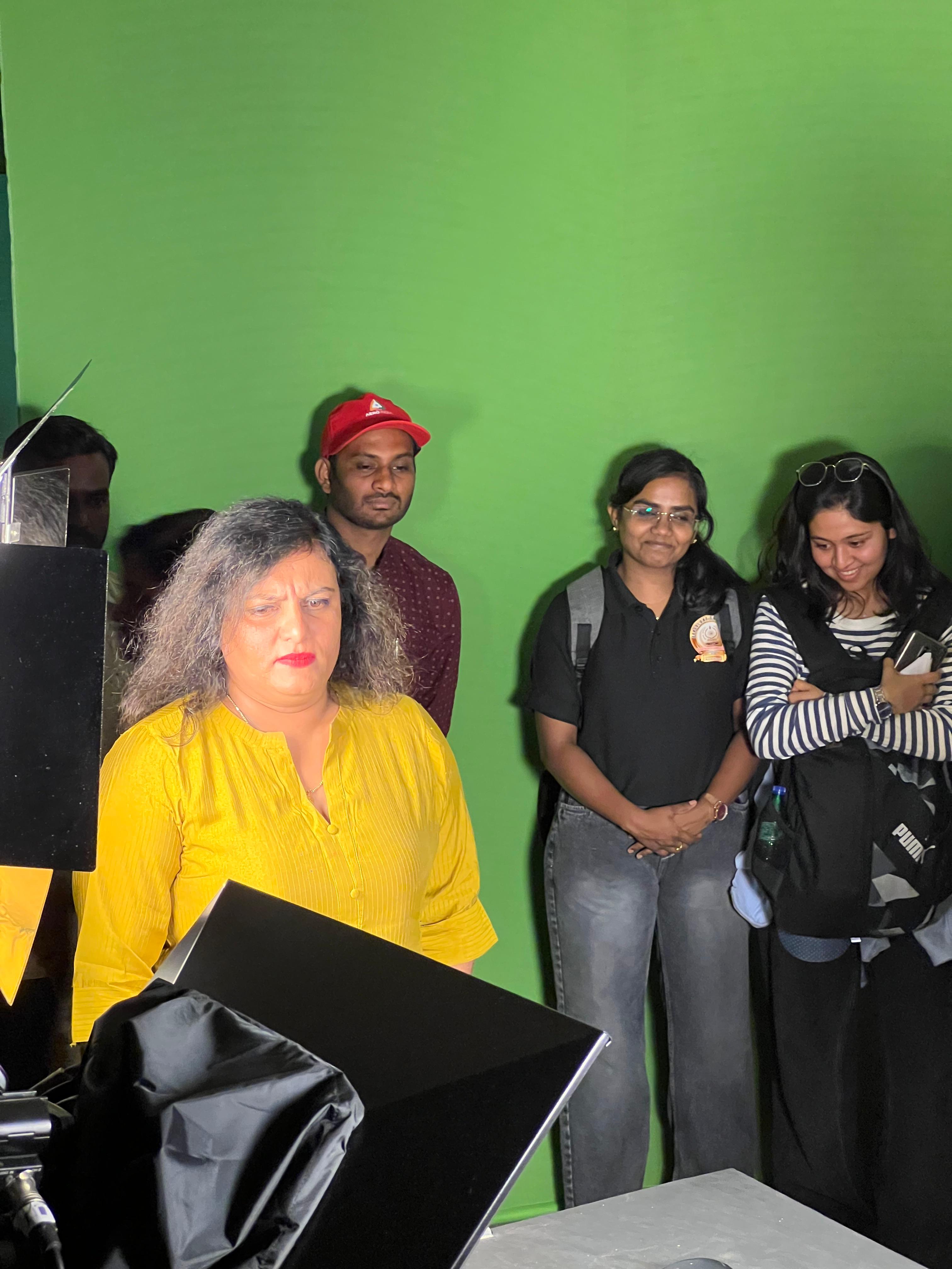 ommunication students from Bangalore University visited Educational Multimedia Research Center(EMRC) Mysore