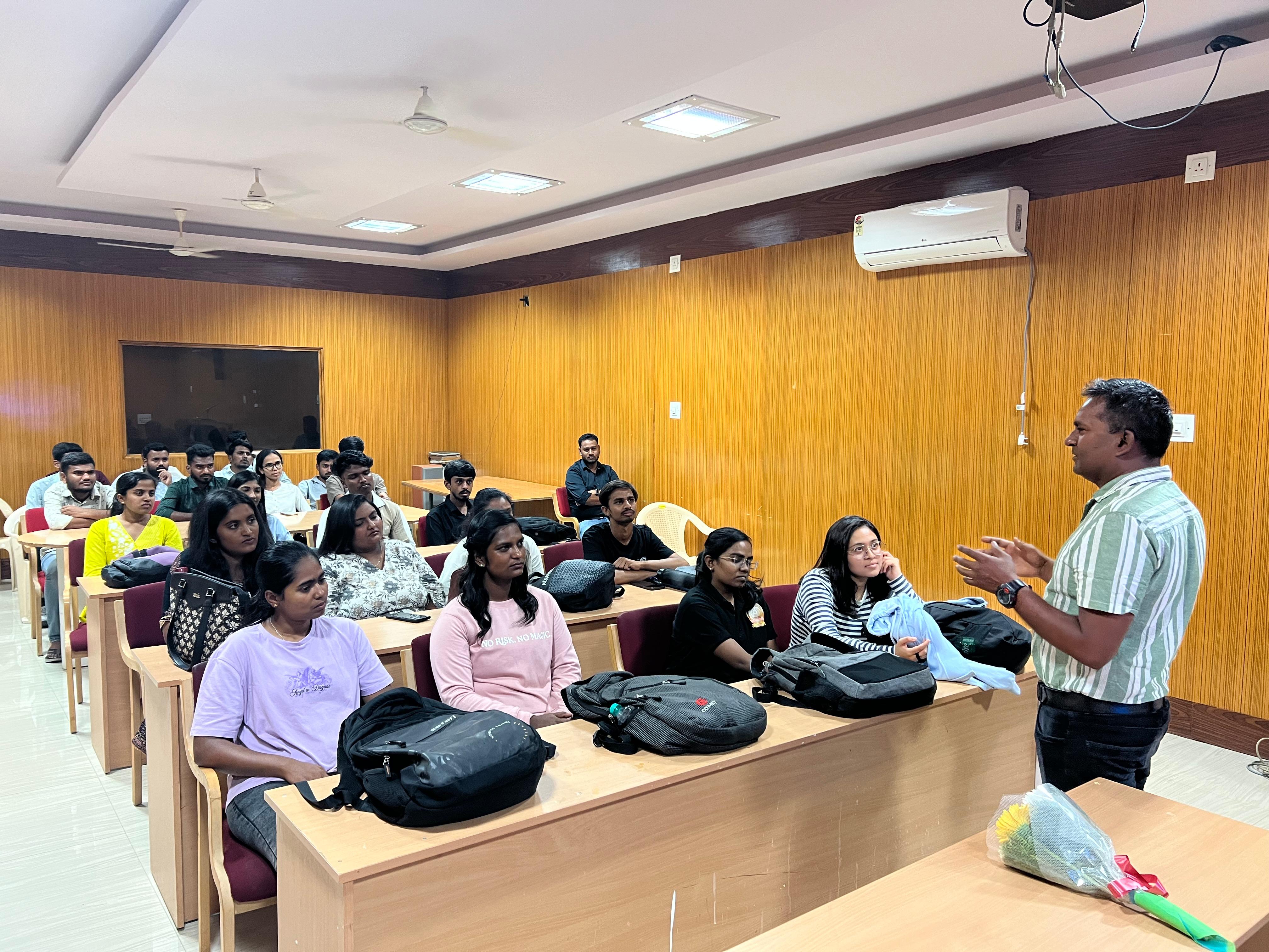 ommunication students from Bangalore University visited Educational Multimedia Research Center(EMRC) Mysore