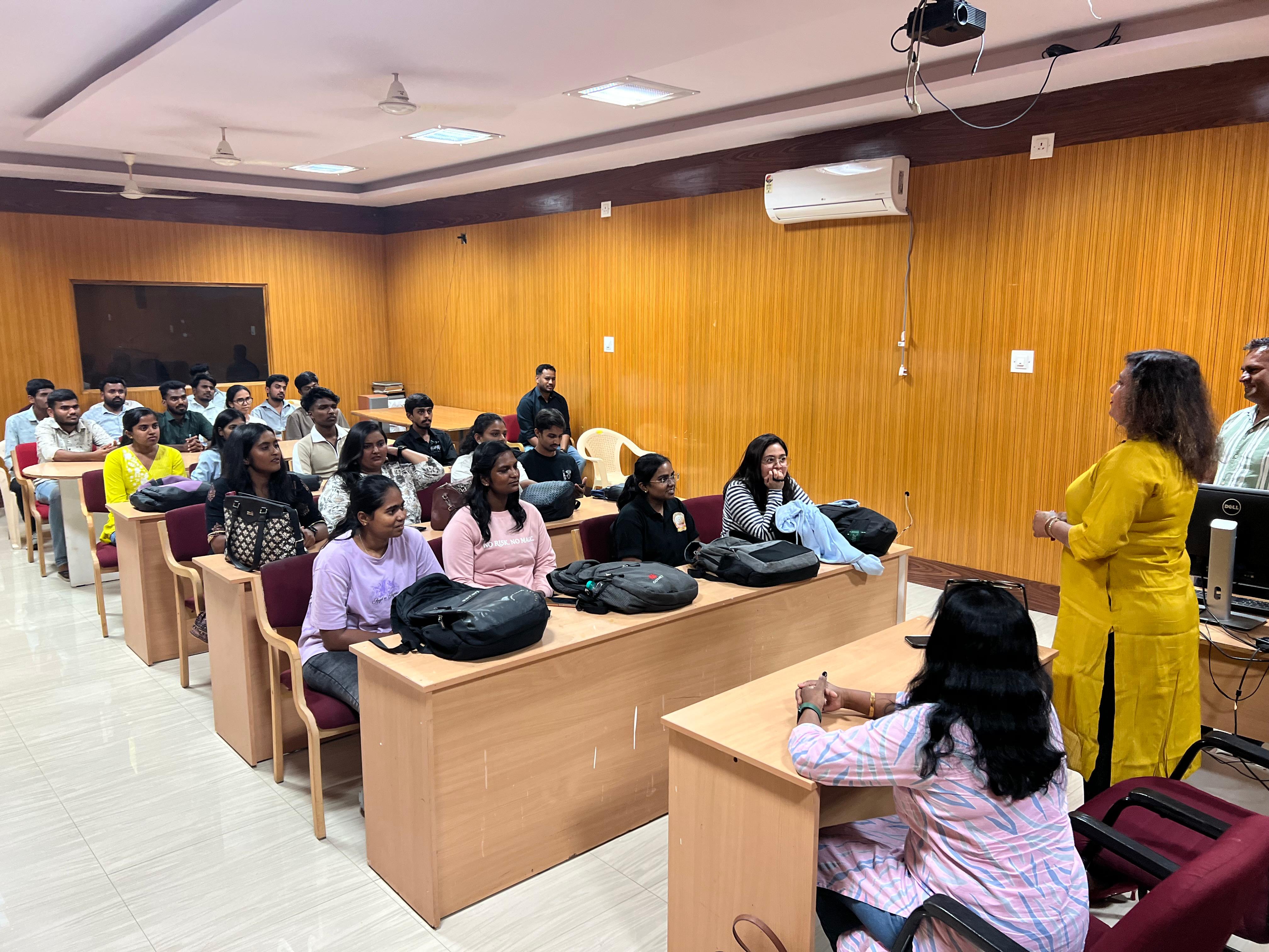 ommunication students from Bangalore University visited Educational Multimedia Research Center(EMRC) Mysore