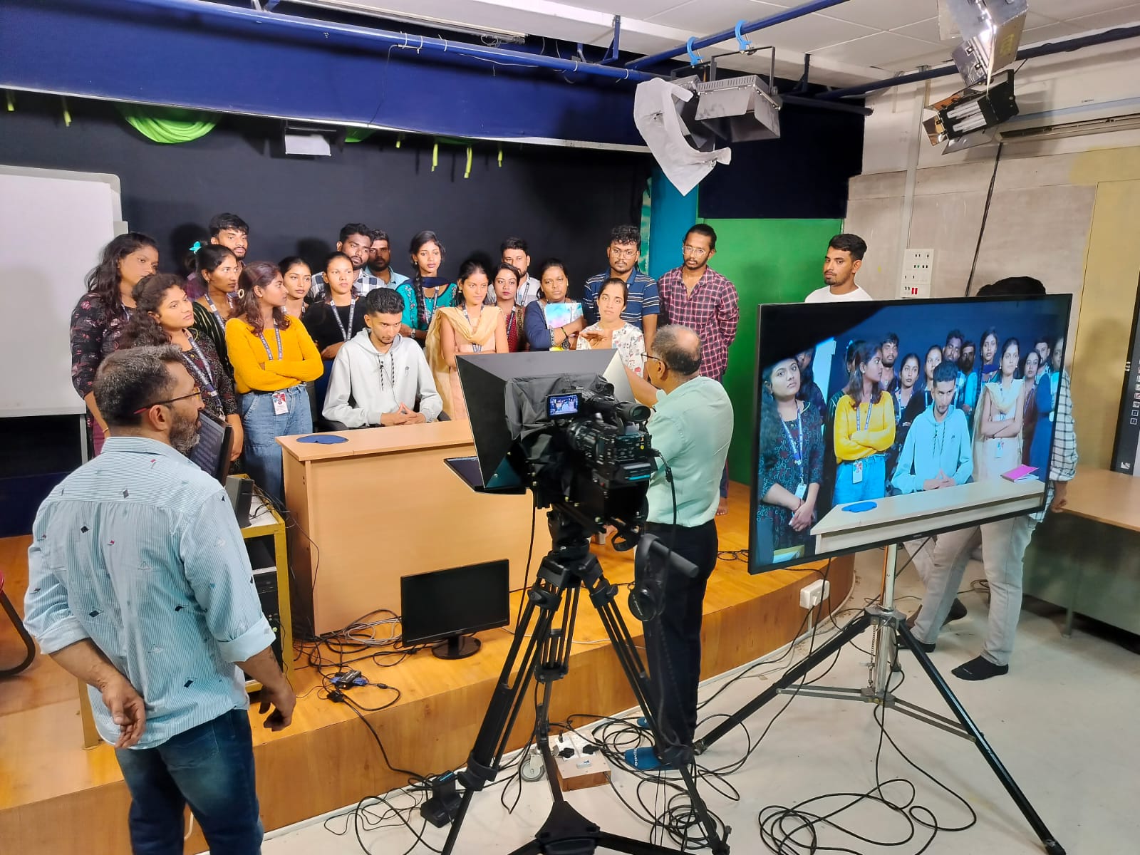Maharajas Journalism Students visited EMRC on May 15th 2024