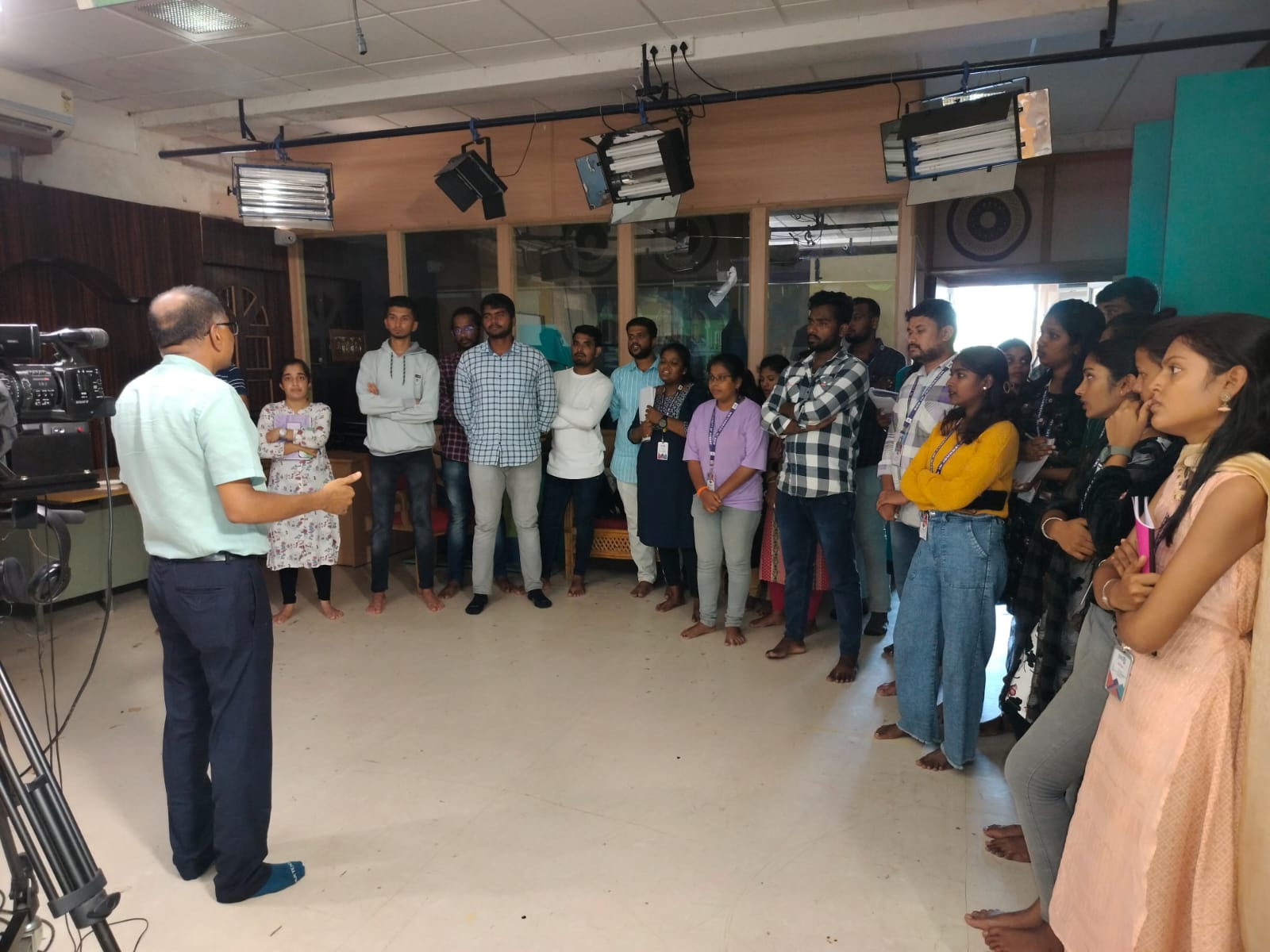 Maharajas Journalism Students visited EMRC on May 15th 2024