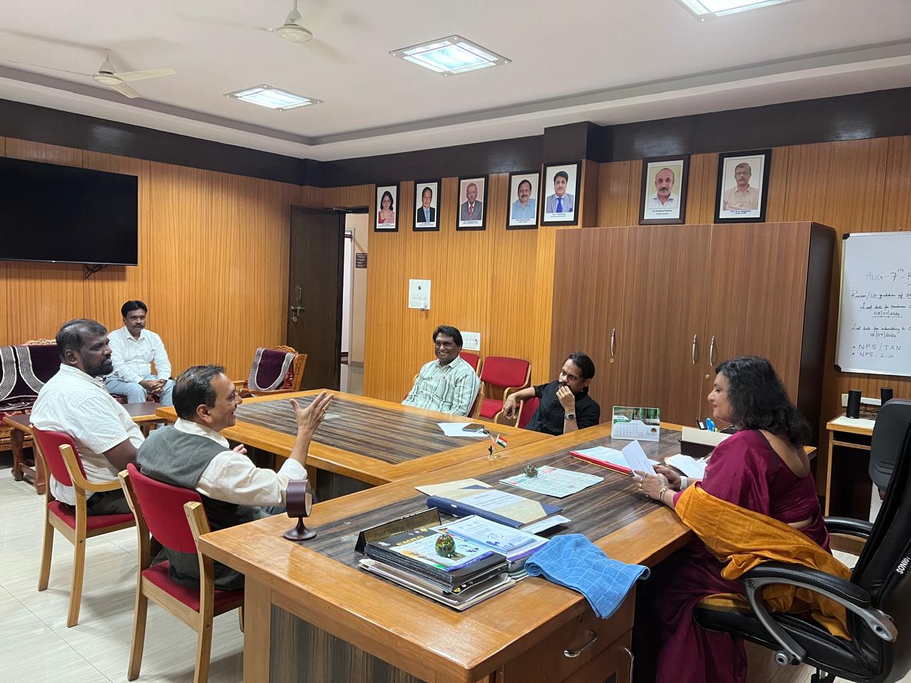 Prof. Shailendra Mohan, Director of the Central Institute of Indian Languages (CIIL), visited the Educational Multimedia Research Centre (EMRC) Mysore