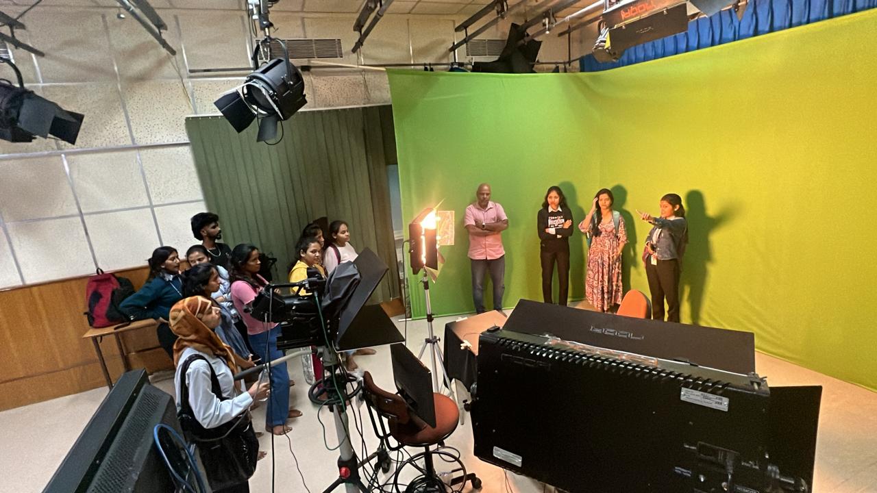 Journalism and Mass communication Students visited EMRC on November 6th, 2024 